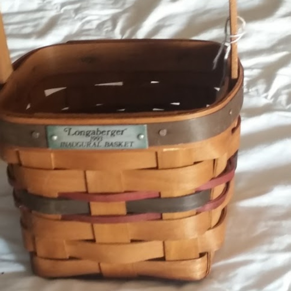 SOLD - 1993 Longaberger Inagural Basket